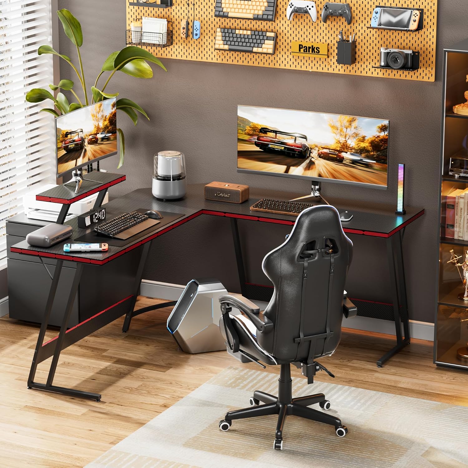 L-förmiger, verstellbarer Gami – Desk Setup L Shaped Bewertung und Preis
