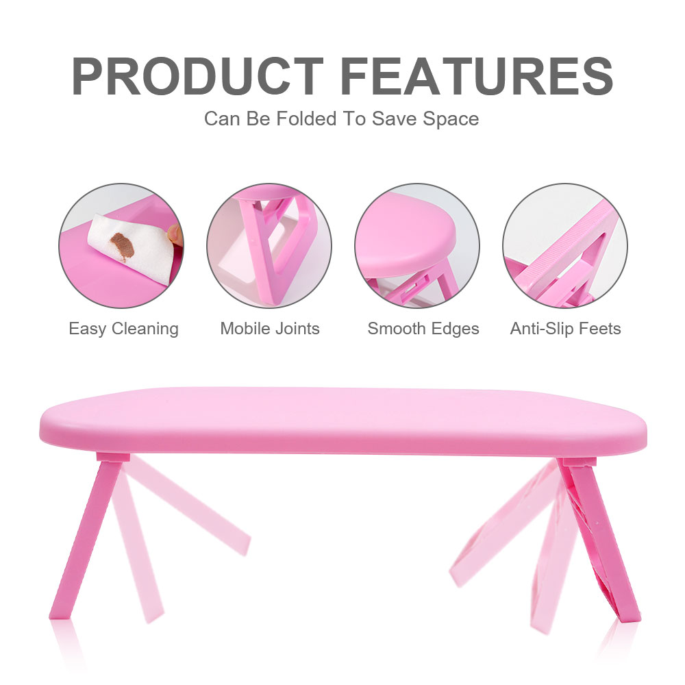 Rosa/Weiß Tragbares Design Nai – Desk Setup White Bewertung und Preis