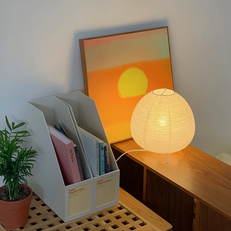 Japanische Reispapier Laterne  – Desk Setup White Bewertung und Preis