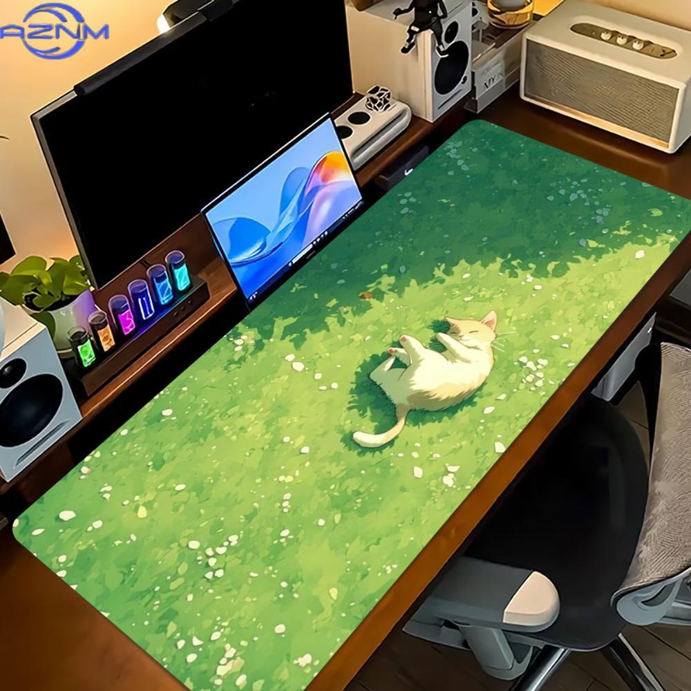 Florales, niedliches Katzen-Ga – Desk Setup Gaming And Work Bewertung und Preis