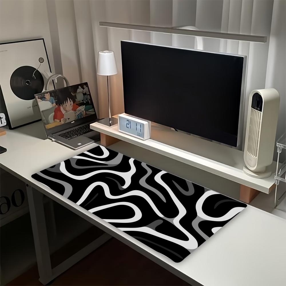 Moderne abstrakte Wirbel-Zebra – Desk Setup Gaming And Work Bewertung und Preis