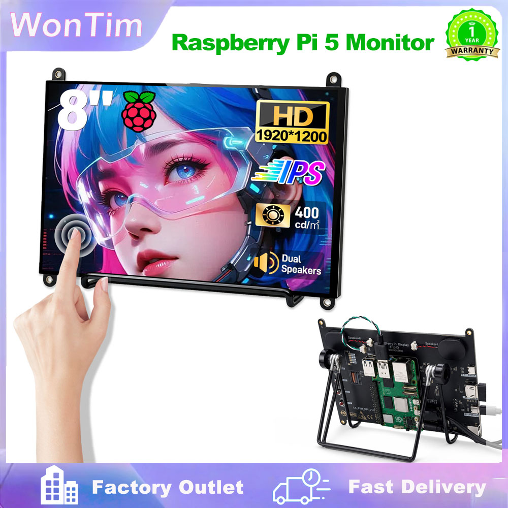 WonTim 8' Touchscreen-Monitor  – Dual Monitor Desk Setup Bewertung und Preis
