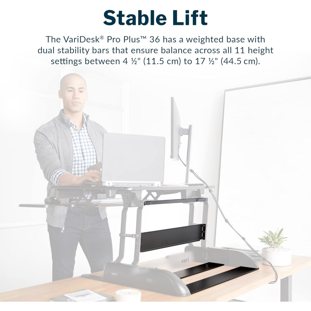 Desk Pro Plus 36, Standkonvert – Dual Monitor Desk Setup Bewertung und Preis