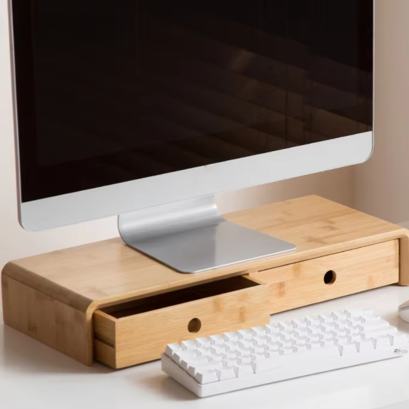 Bambus-Laptop-Monitor-Riser, u – Desk Setup Living Room Bewertung und Preis