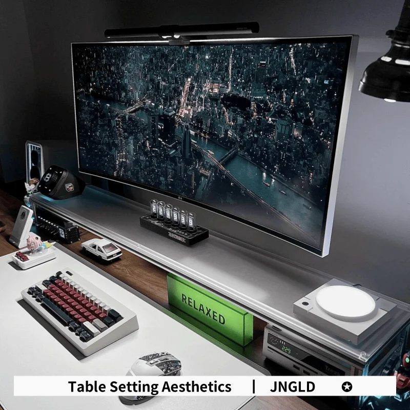 Aluminium-Monitorständer, Acry – Desk Setup Living Room Bewertung und Preis