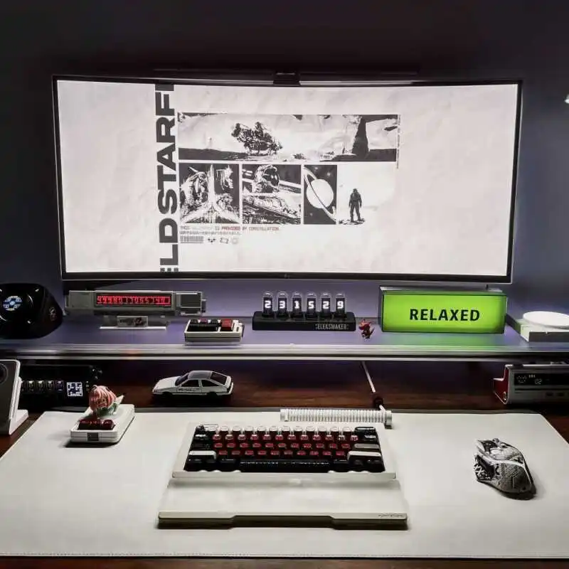 Aluminium-Monitorständer, Acry – Desk Setup Living Room Bewertung und Preis