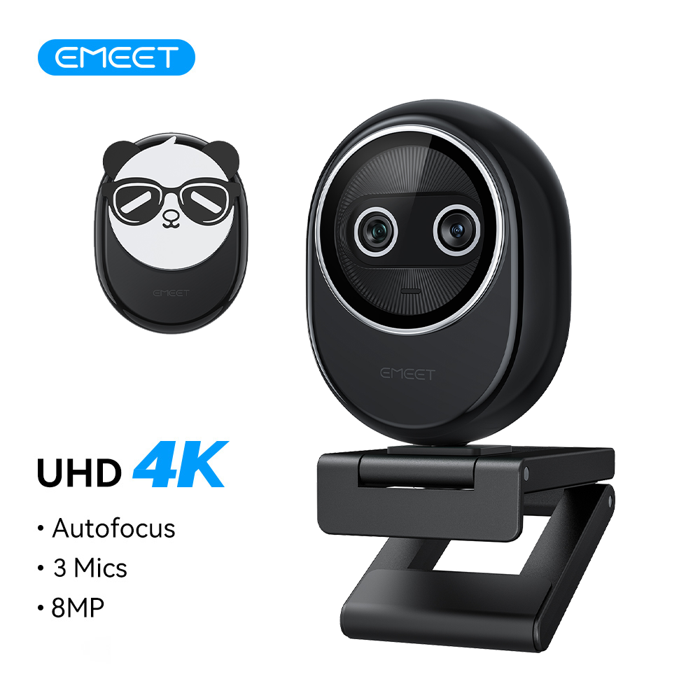 Webcam 4K EMEET Dual-Kamera KI – Desk Setup Ai Bewertung und Preis