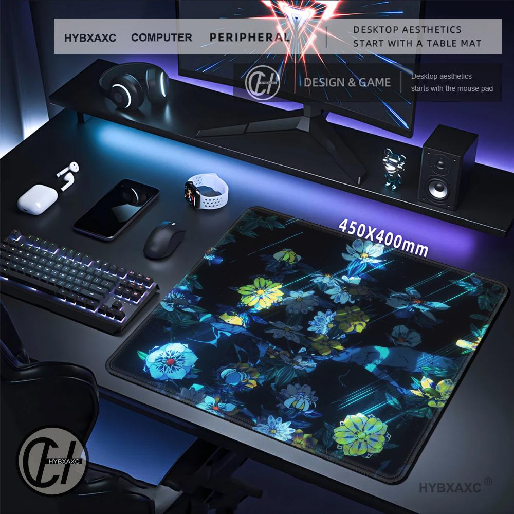 HYBXAXC Dunkle Blumenmuster Ma – Work Desk Home Setup Bewertung und Preis